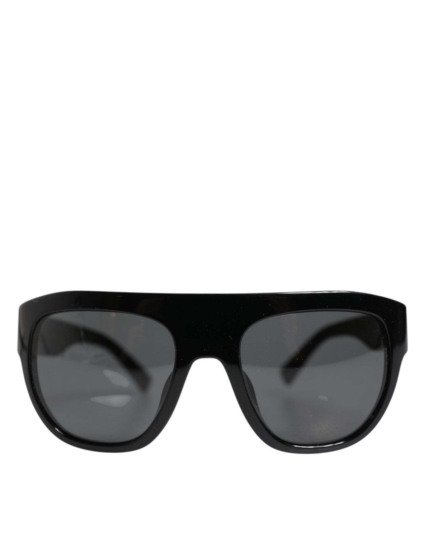 Dolce &amp; Gabbana Schwarze quadratische Acetat-Sonnenbrille DG4398-F
