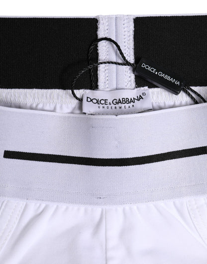 Dolce &amp; Gabbana White Cotton Stretch Regular Brief Underwear