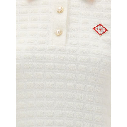 Casablanca Bouclé-Poloshirt