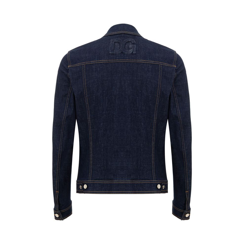 Blaue Baumwoll-Jeansjacke von Dolce &amp; Gabbana
