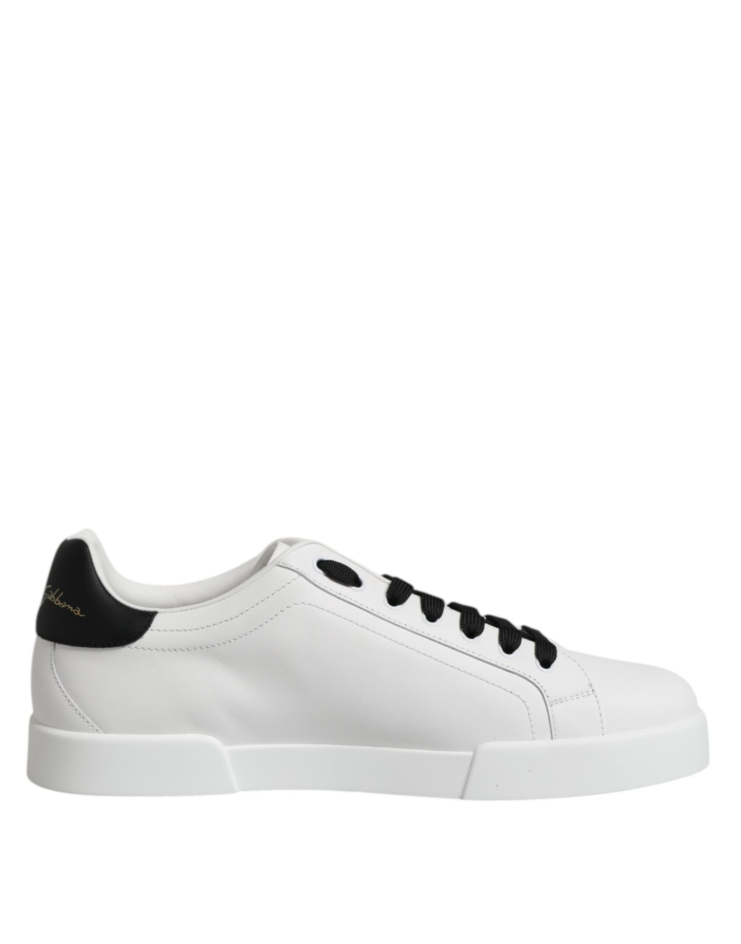 Dolce &amp; Gabbana White DG Logo Portofino Low Top Sneakers Shoes