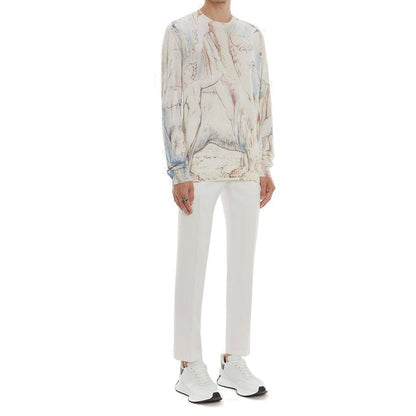 Pullover mit „William Blake Dante“-Print von Alexander McQueen