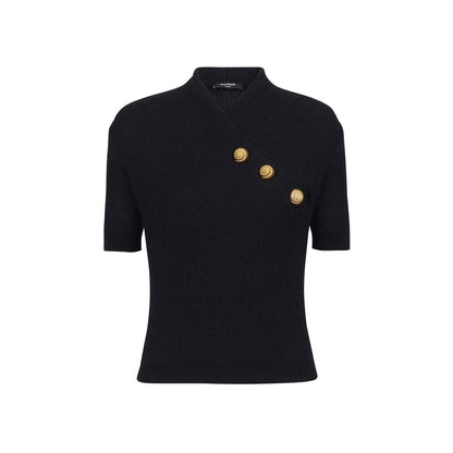 Balmain Oberteil aus Wollmischung