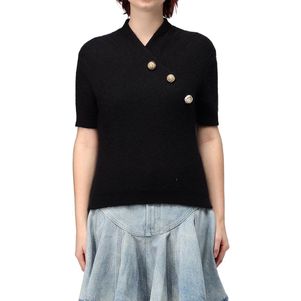 Balmain Oberteil aus Wollmischung