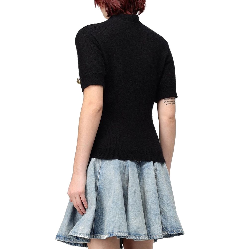 Balmain Oberteil aus Wollmischung