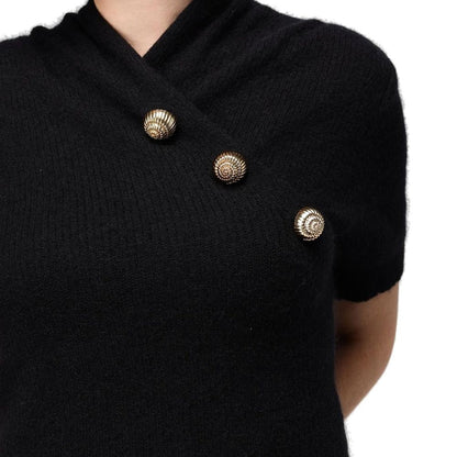 Balmain Oberteil aus Wollmischung