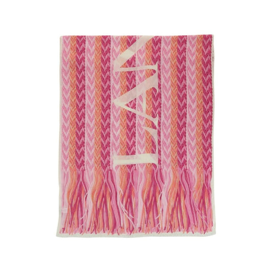 Schal mit Chevron-Logomuster von Lanvin