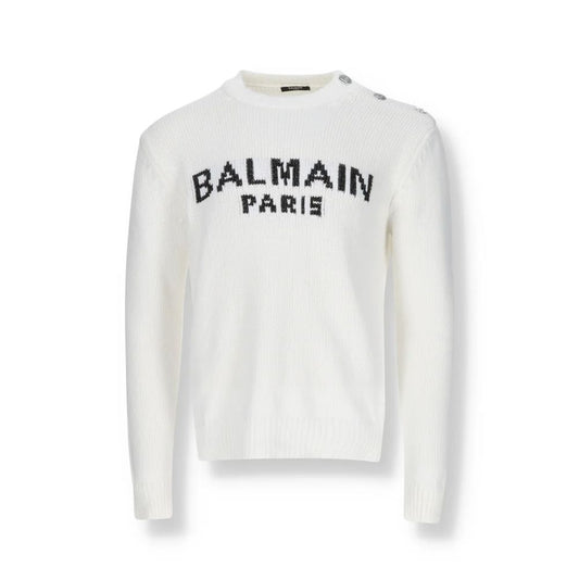 Balmain-Sweatshirt aus Baumwolle mit Logo