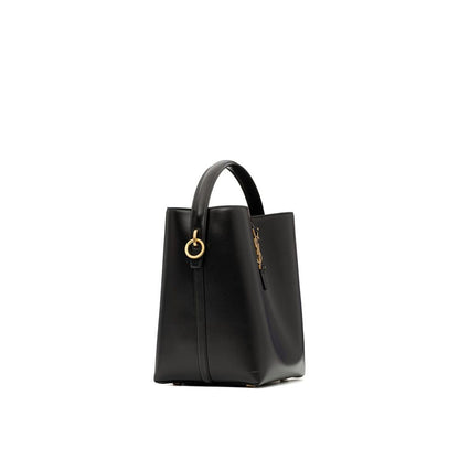 Saint Laurent Le 37 Mittelgroße Beuteltasche aus Leder