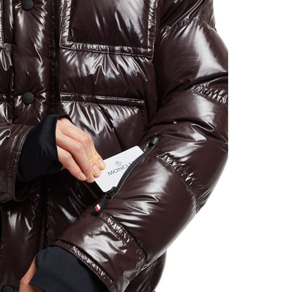 Moncler Grenoble Glänzende Ski-Daunenjacke