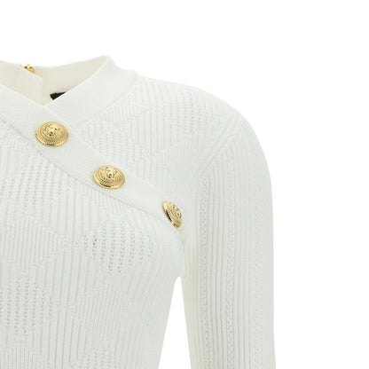 Balmain – Geripptes Minikleid