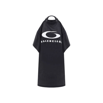 Balenciaga T-Shirt-Kleid mit Icon-Print