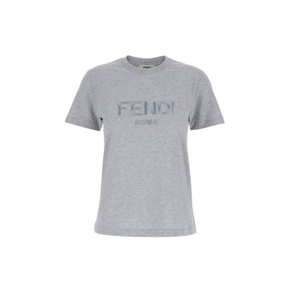 Baumwoll-T-Shirt mit Fendi-Logo