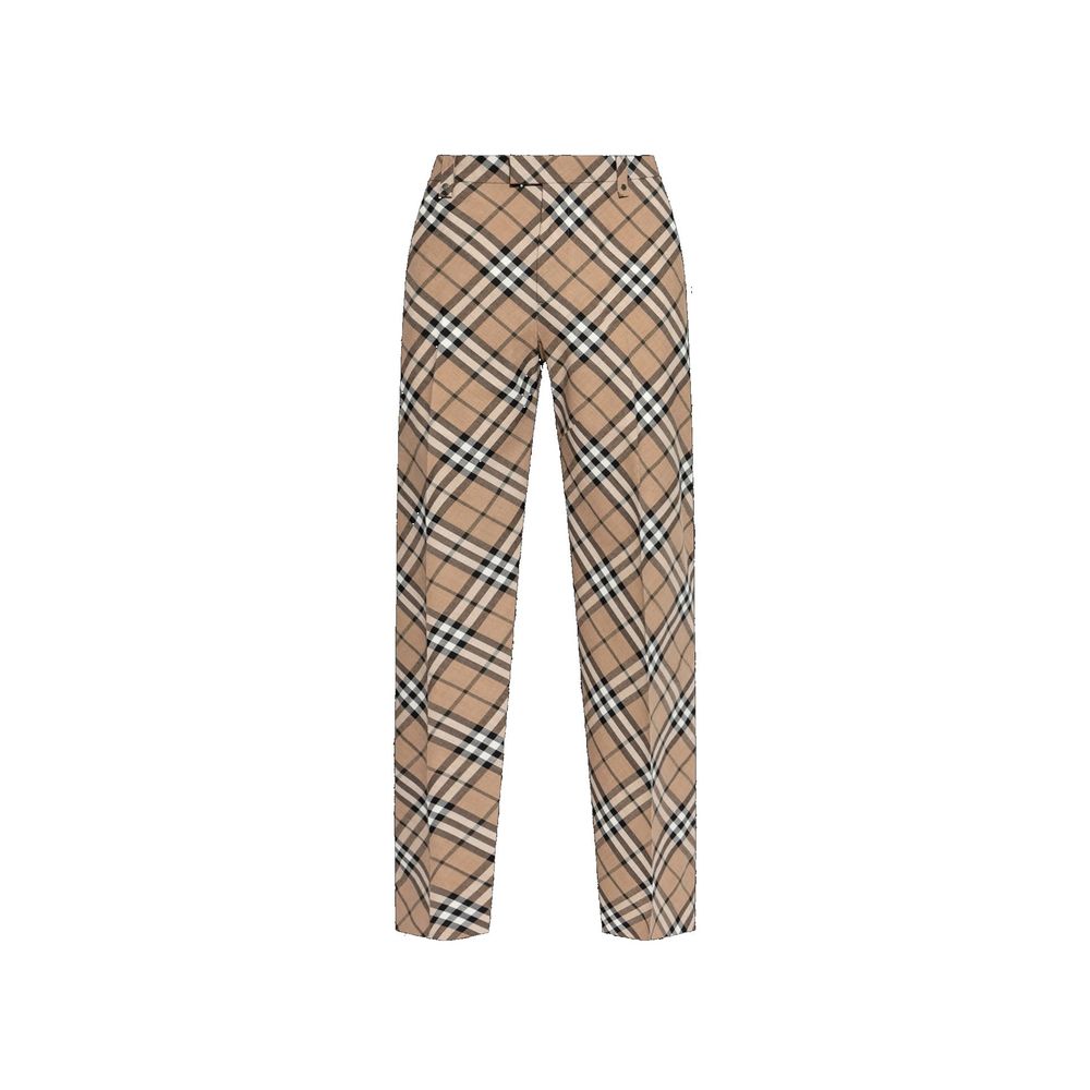 Burberry Karierte Hose aus Wollmischung