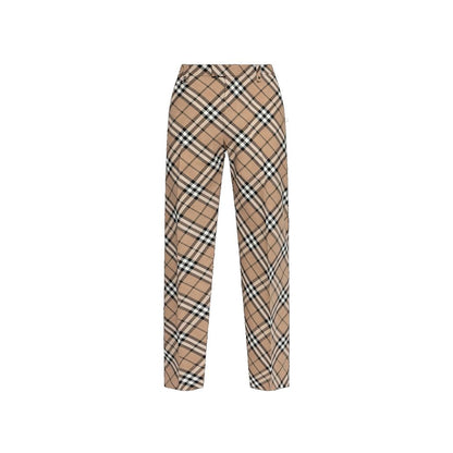 Burberry Karierte Hose aus Wollmischung
