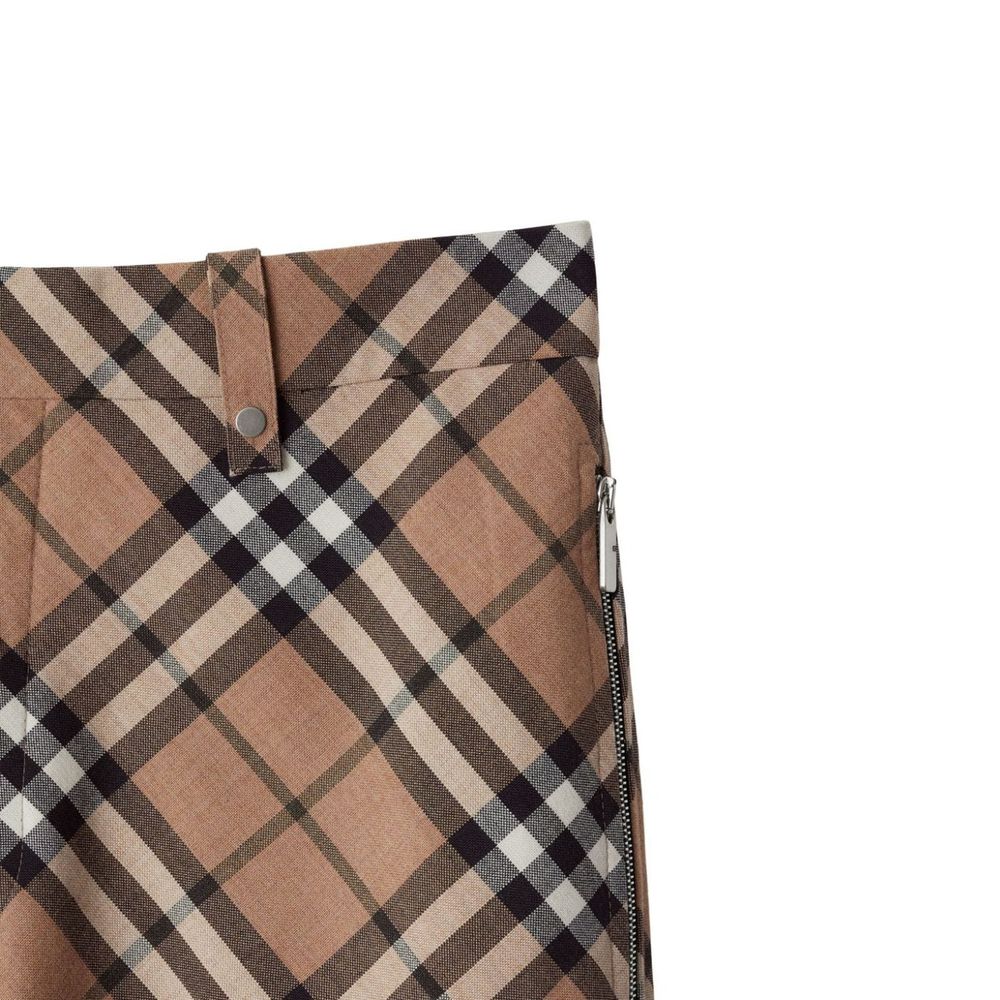 Burberry Karierte Hose aus Wollmischung