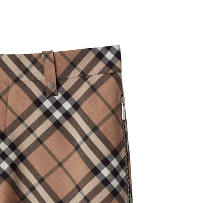 Burberry Karierte Hose aus Wollmischung