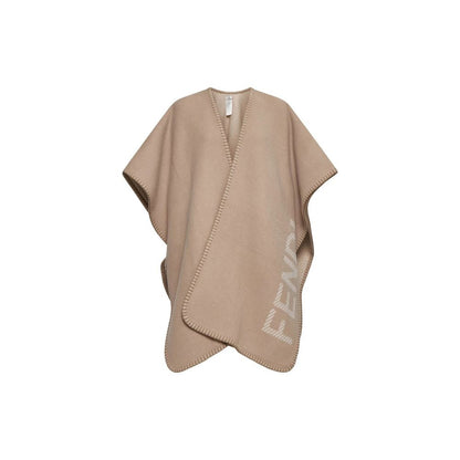Fendi Poncho aus Wolle und Kaschmir