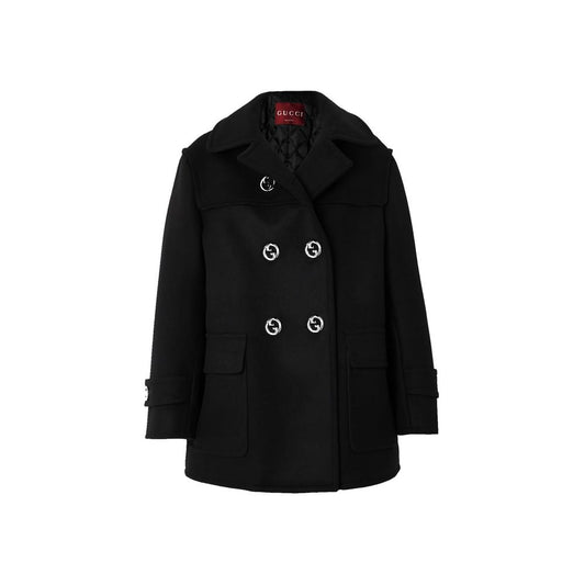 Gucci Zweireihiger Wollmantel