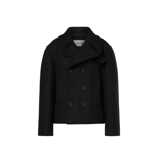 Saint Laurent Übergroßer Caban aus Schurwolle