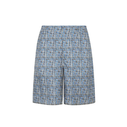 Fendi bedruckte Seidenshorts