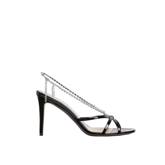Gucci Sandalen mit Kristallkette