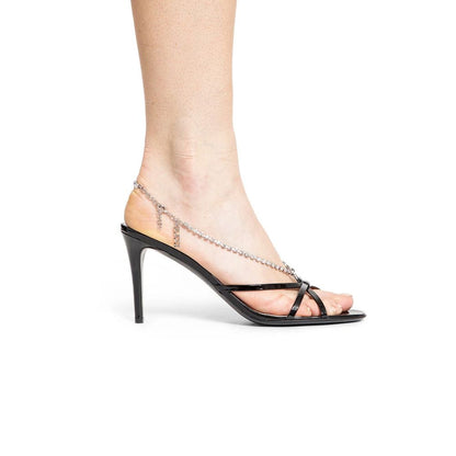 Gucci Sandalen mit Kristallkette