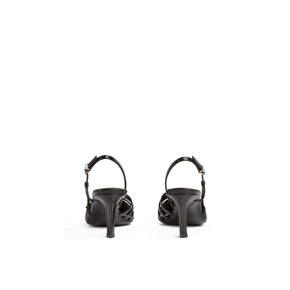 Gucci Slingback-Pumps aus Leder