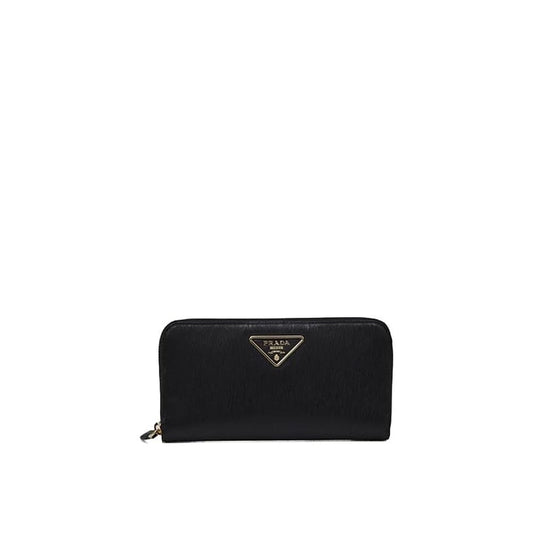 Prada Leder-Geldbörse mit Logo