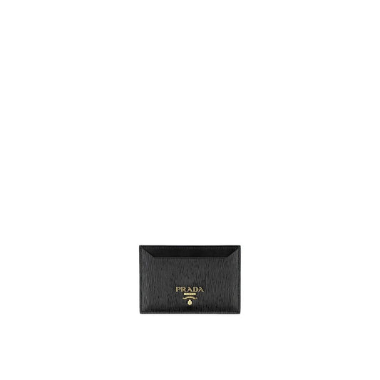 Prada Leder-Geldbörse mit Logo