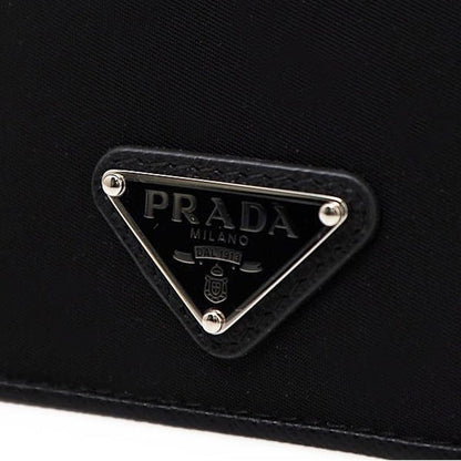 Prada Kartenetui aus Nylon und Leder