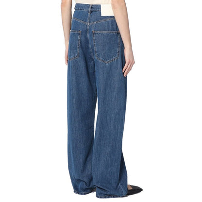 Valentino – Jeans aus Denim mit weitem Bein