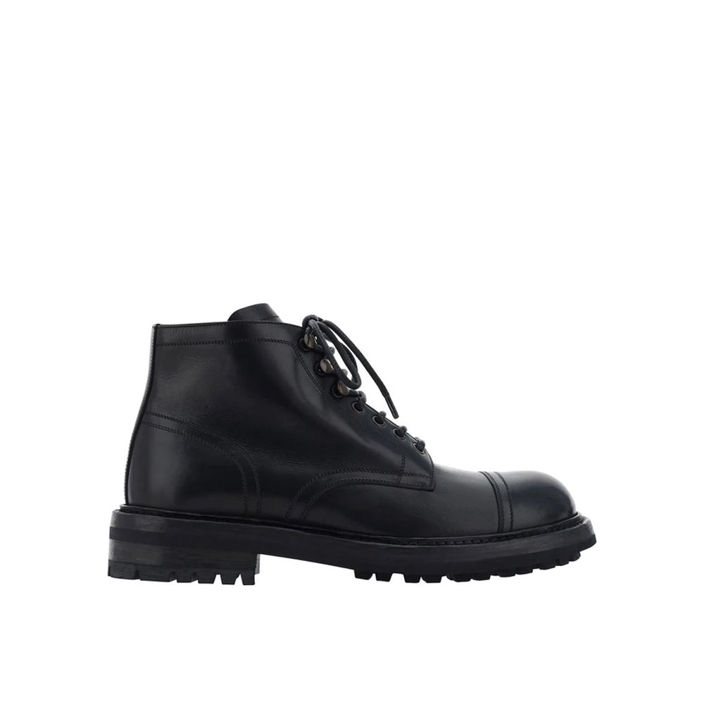 Dolce &amp; Gabbana – Schnürstiefel aus Leder