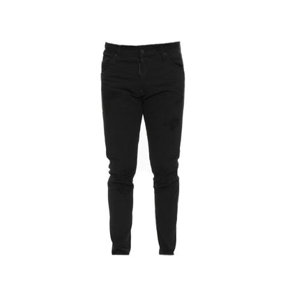 Dsquared² Schwarze Bull-Skaterjeans