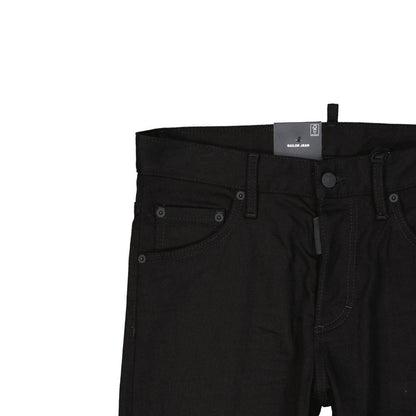 Dsquared² Schwarze Bull Sailor Denim-Jeans