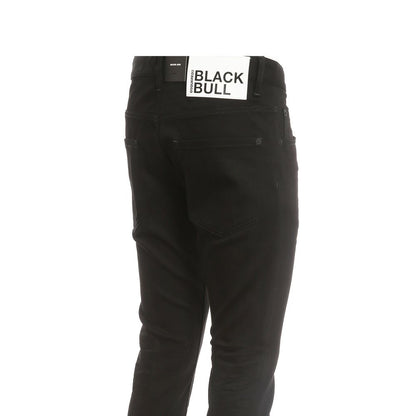 Dsquared² Schwarze Bull-Skaterjeans