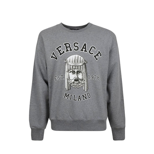 Versace Baumwoll-Sweatshirt mit Rundhalsausschnitt