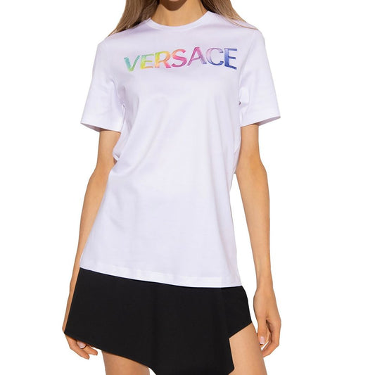 Versace Baumwoll-Logo-T-Shirt