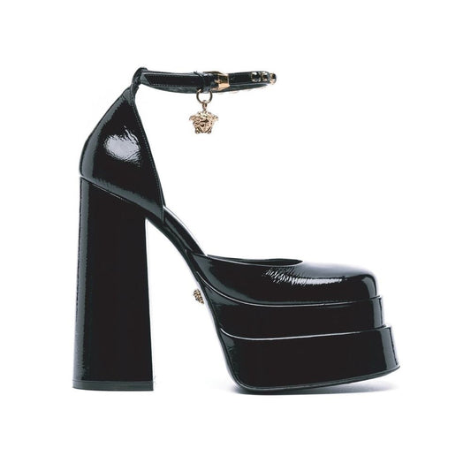 Versace Plateausandalen aus Leder