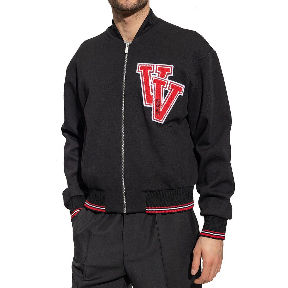 Bomberjacke mit Versace-Patch