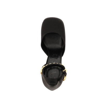 Versace Plateau-Pumps aus Seidensatin