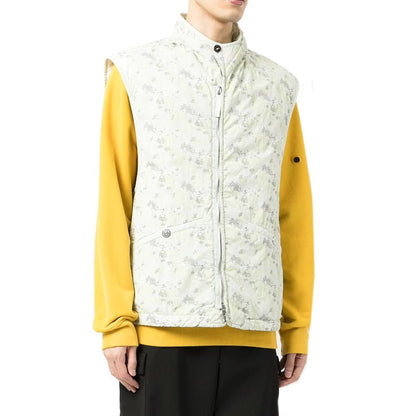 Stone Island – Bedruckte, gebürstete Weste