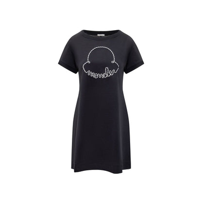 Moncler Minikleid aus Baumwolle mit Logo