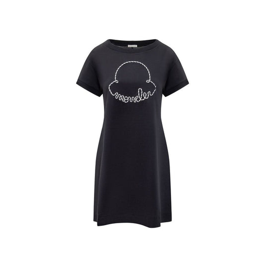 Moncler Minikleid aus Baumwolle mit Logo