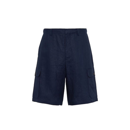 Prada Leinen-Bermuda