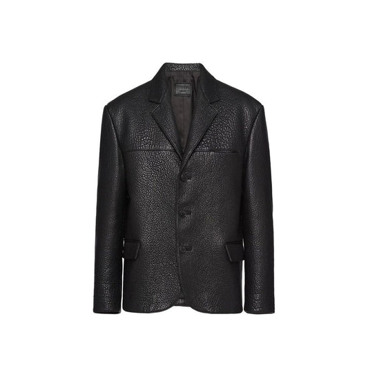 Prada Einreihige Lederjacke