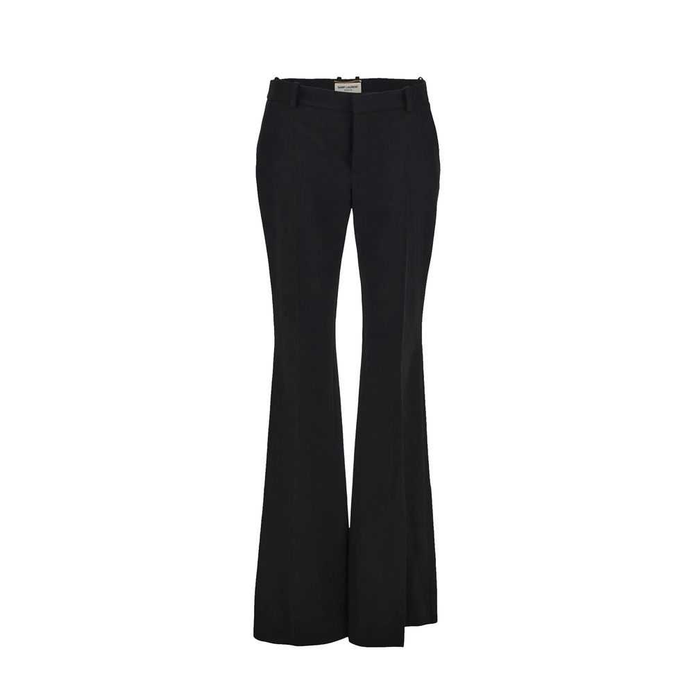Saint Laurent Ausgestellte Wollhose