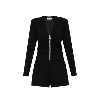 Saint Laurent Langärmliger Jumpsuit