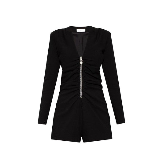 Saint Laurent Langärmliger Jumpsuit