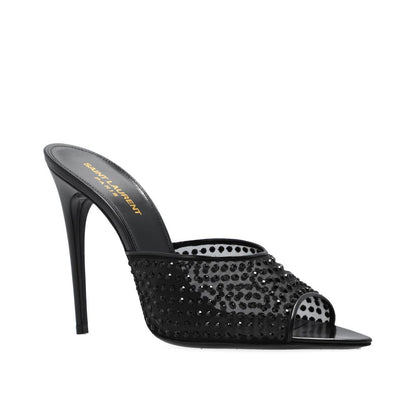 Saint Laurent – Blonde Pantoletten